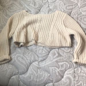 Cropped sweater